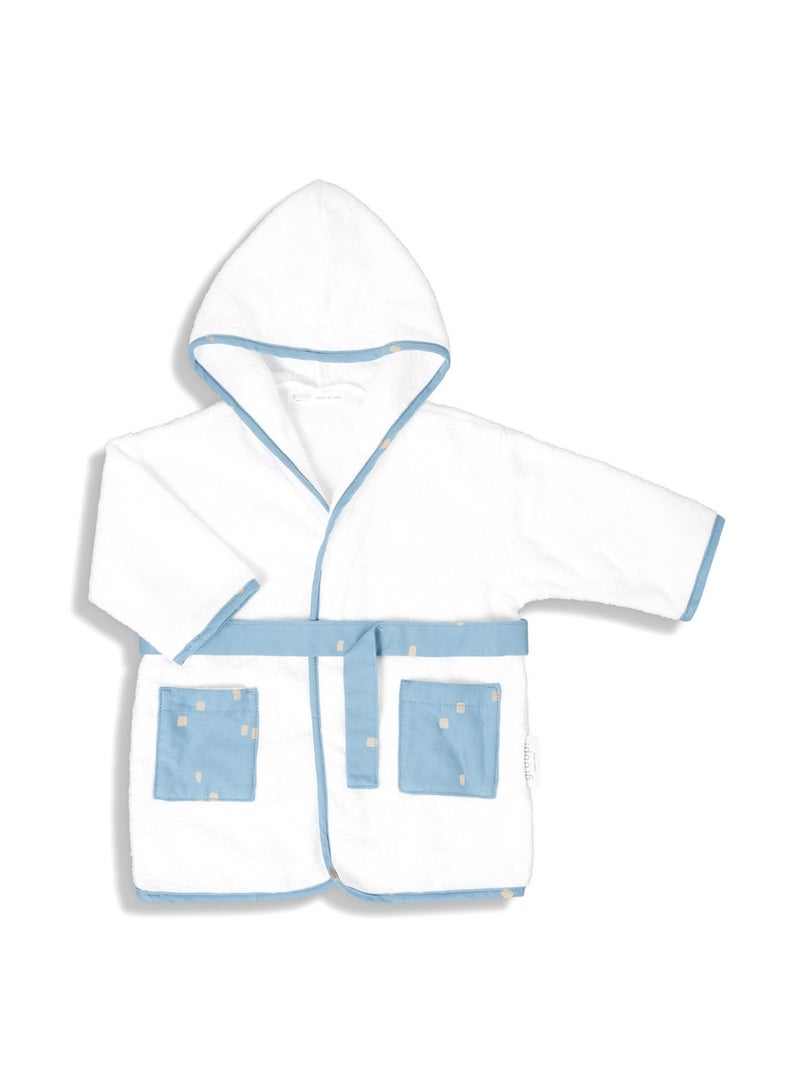 Gloop! Bath Robe City Blue 12-24 months - Image 2