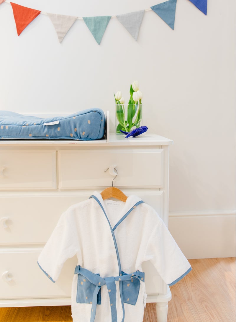 Gloop! Bath Robe City Blue 12-24 months - Image 1
