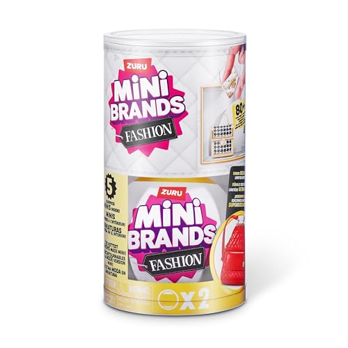 Mini Brands مجموعة ميني براندز فاشن 2 عبوة سلسلة 3 من زورو - لعبة قابلة للجمع من الماركات الفاخرة المصغرة 2 كبسولات من 5 ماركات مصغرة غامضة للفتيات والمراهقات والبالغين وجامعي التحف 2 عبوة - Image 5