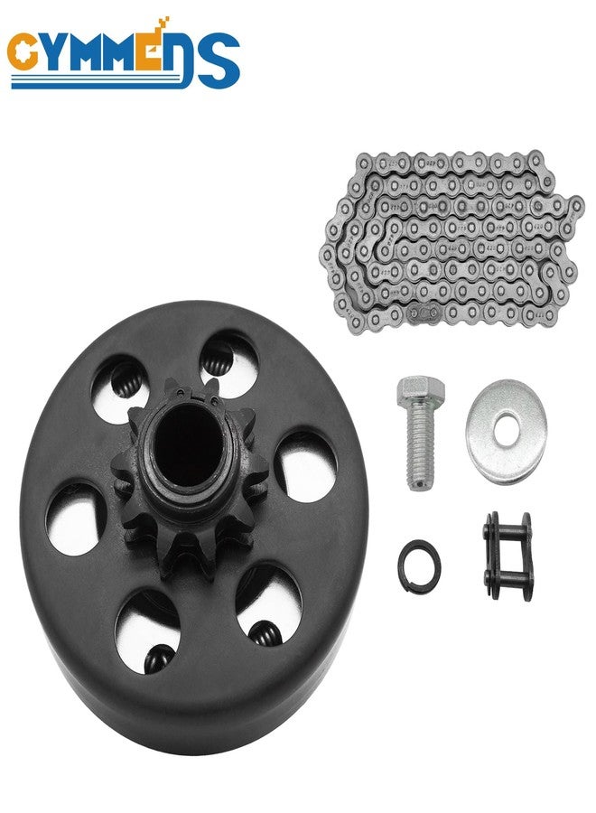 قابض GYMMEDS Go Kart بقطر 3/4 بوصة و10 أسنان مع سلسلة #40/41/420، قابض طرد مركزي لـ Predator 212، MiniBike، Go Kart، جزازة العشب ومحرك Honda GC GX 2-6.5HP وقطع غيار أداء المحركات الصغيرة. - Image 2