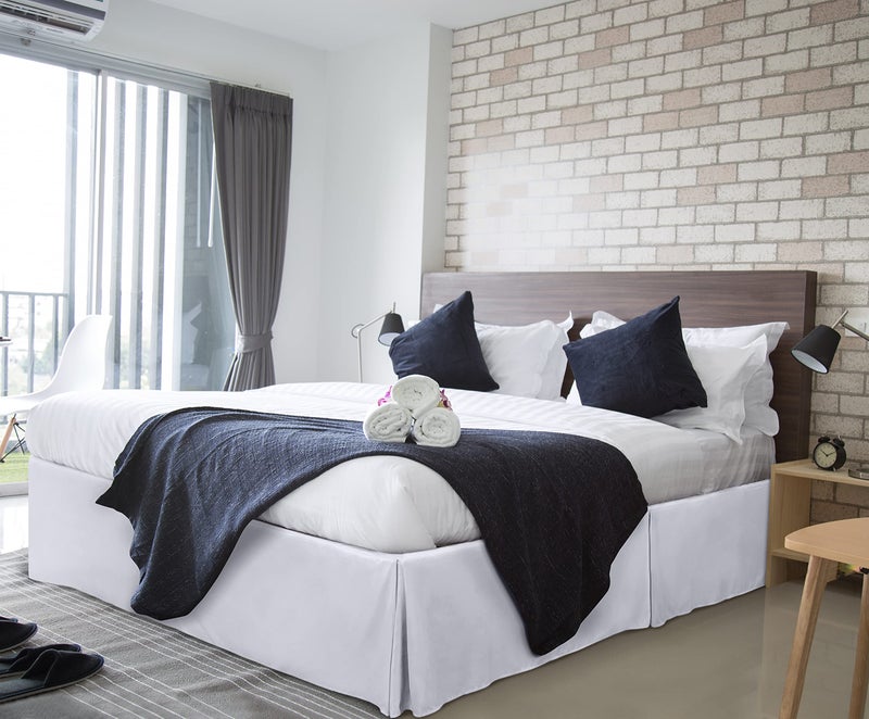 Utopia Bedding Full Bed Skirt - Soft Quadruple Pleated Ruffle - Easy Fit with 16 Inch Tailored Drop - Hotel Quality, Shrinkage and Fade Resistant (Full, White) - Image 5