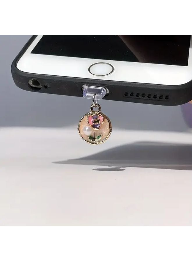 Multi Functional Heart Shaped Phone Pendant For iPhone 6 To 14 Pro Max Detachable Dust Cover - Image 5