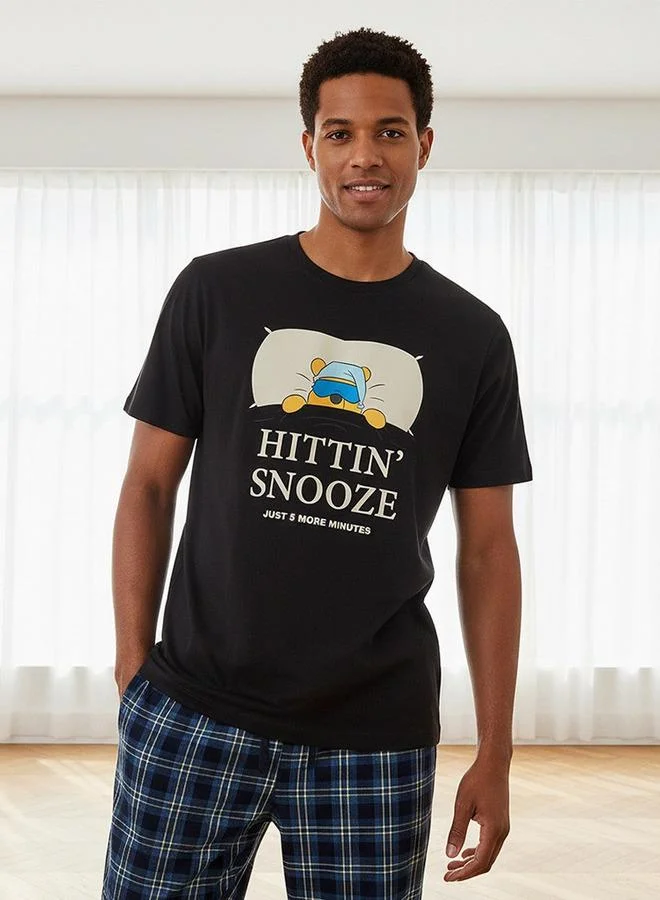 Splash FAV Multicolour Cotton Checked Drawstring Closure Nightwear Set for Men | Best Price UAE