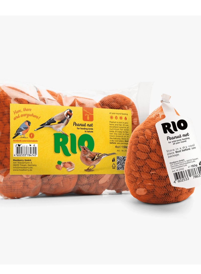 Peanut net for feeding birds in nature 150g