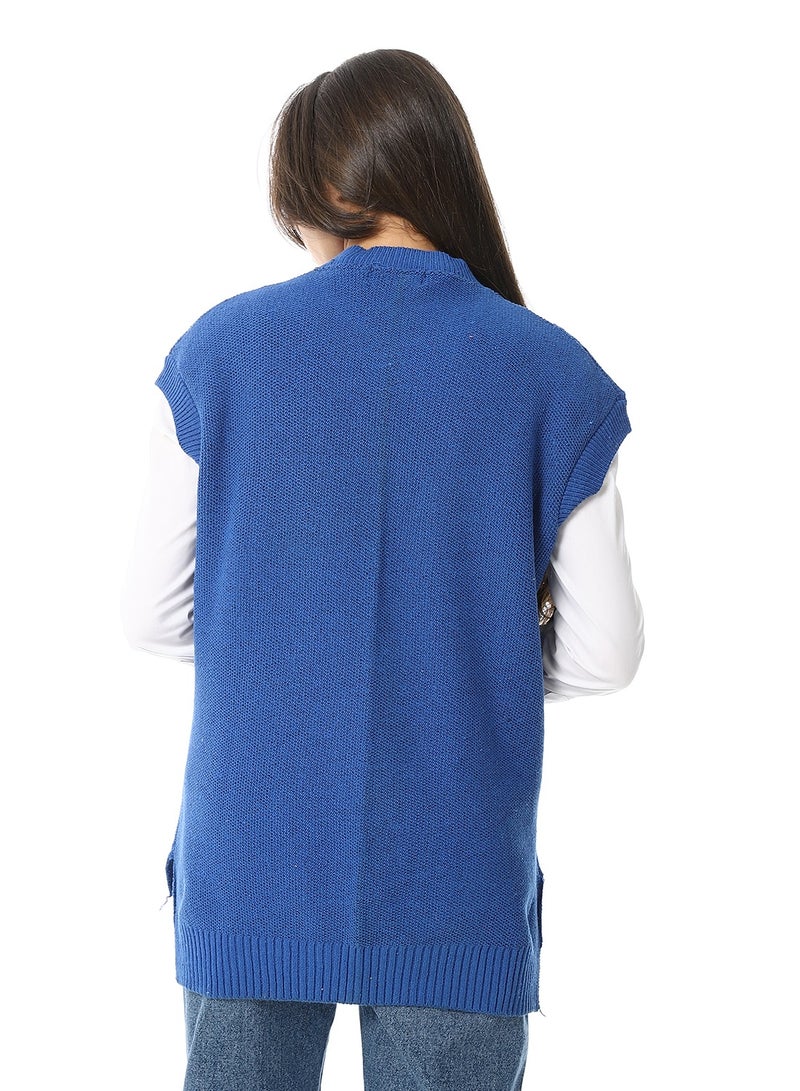 Caesar Womens Wool Long Vest - Image 2