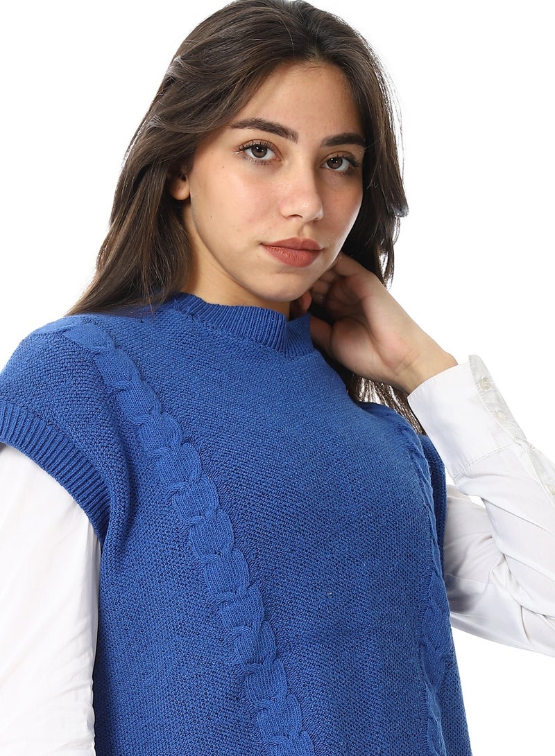 Caesar Womens Wool Long Vest - Image 3
