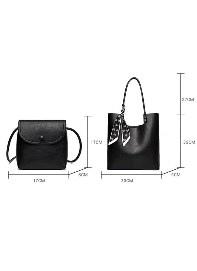 JCB CHIC Women PU Leather Tote Bag Hobo Bag and Clutch Versatile 2pcs Shoulder Bag and Handbag Set Shopping Satchel Bag,Versatile Soft Underarm Bag For Trave Work(296-Beige)  - Image 2