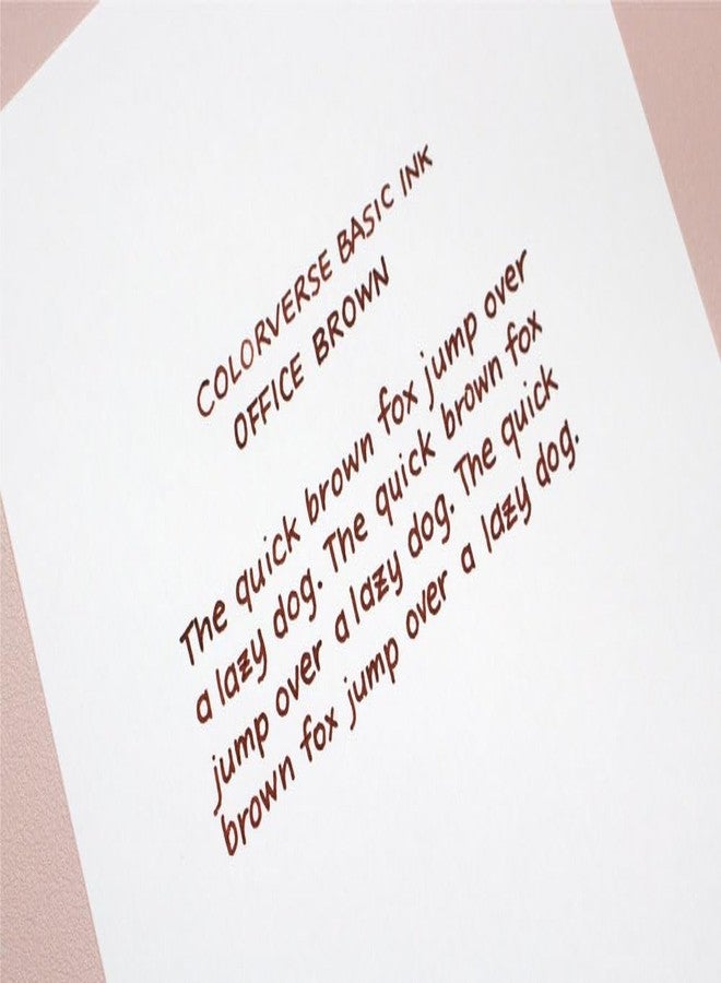 Colorverse Ink - Office Series - Brown (30ml) Fountain Pen Ink - Image 5