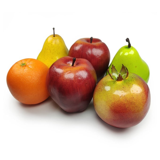 Artificial Fruits PackFake Fruits for Home DecorSimulation Fruit SetFaux Fruits Set for Party Chirstmas DecortionFruit Modle for PhotoshootFake ApplesPomegranateMixture Fruits 6 PiecesSet