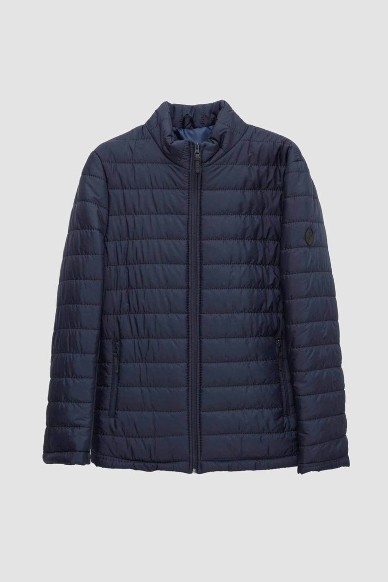 D'S DAMAT Ds Damat Slim Fit Navy Blue Windproof Fiber Filled Coat 3HF07ORT04262  - Image 5