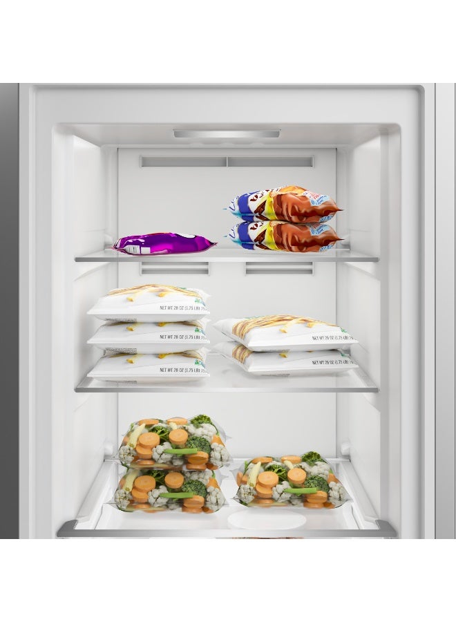 Ariston Freestanding Upright Freezer 286 L, No Frost Freezer, ProSmart Inverter Compressor, Quick Freeze, Electronic Touch Display, Reversible Door, Titanium Inox Finish - ARU60F6312XME 286 L 0.8 kW ARU60F6312XME Titanium Inox Finish - Image 5