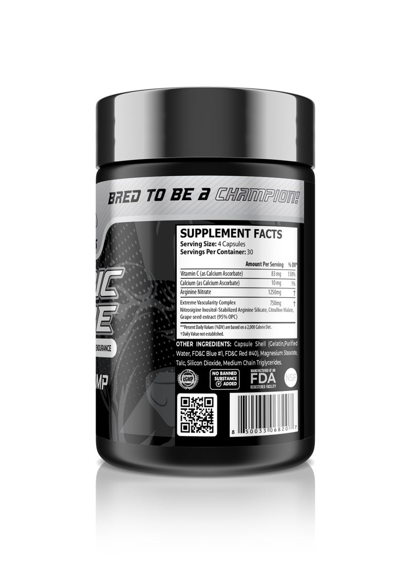 CORE CHAMPS - Nitric Oxide Extreme Pump 120 Tablets - Image 1