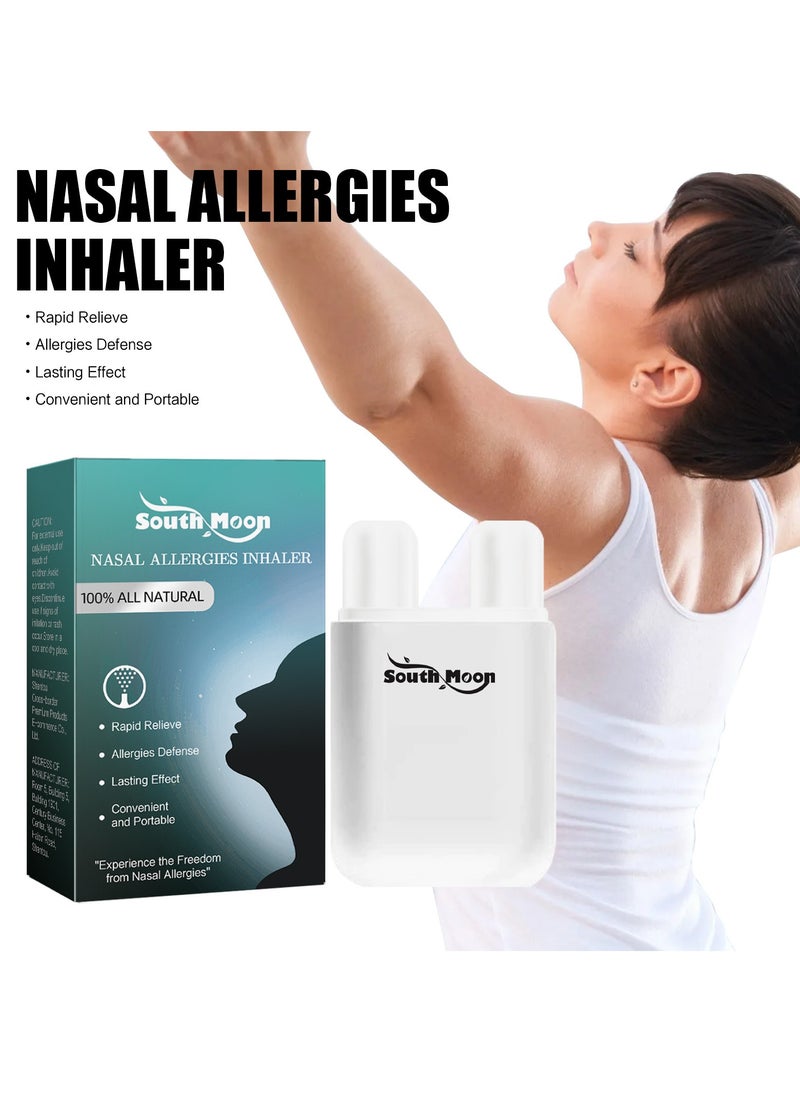 SOUTH MOON - Portable Aromatherapy Nasal Inhaler Personal Diffuser Sniffer Stick With Essential Oils Refreshing for Stress Anxiety Relief - Image 1