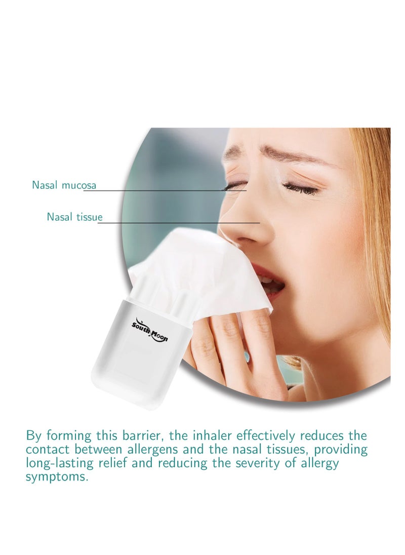 SOUTH MOON - Portable Aromatherapy Nasal Inhaler Personal Diffuser Sniffer Stick With Essential Oils Refreshing for Stress Anxiety Relief - Image 1