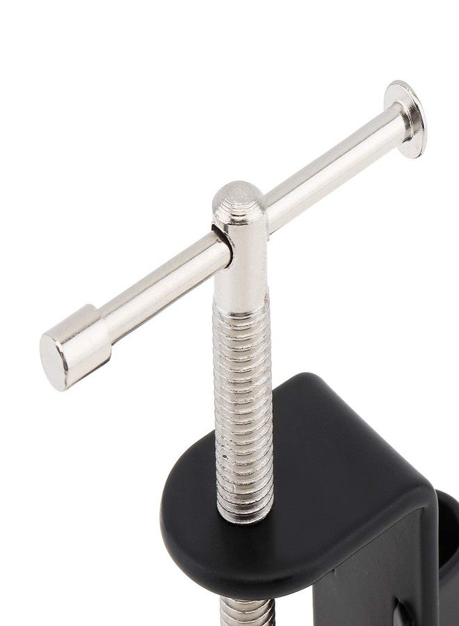 OriGlam Quick-Grip C Clamp, C-Clamp, Versatile Clamp, Desk Light Clamp Mount Holder Bracket For Desktop Mount Holder LCD Monitor Flash Desk (White) - Image 5