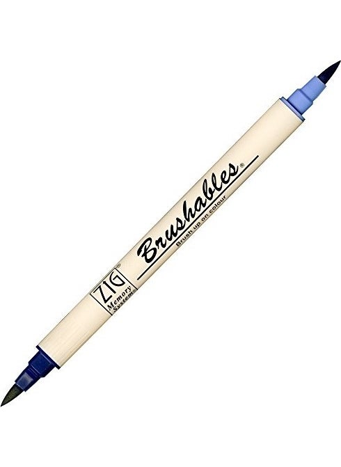 Zig Brush Tip Felt Pen Ms-7700/035 Navy 