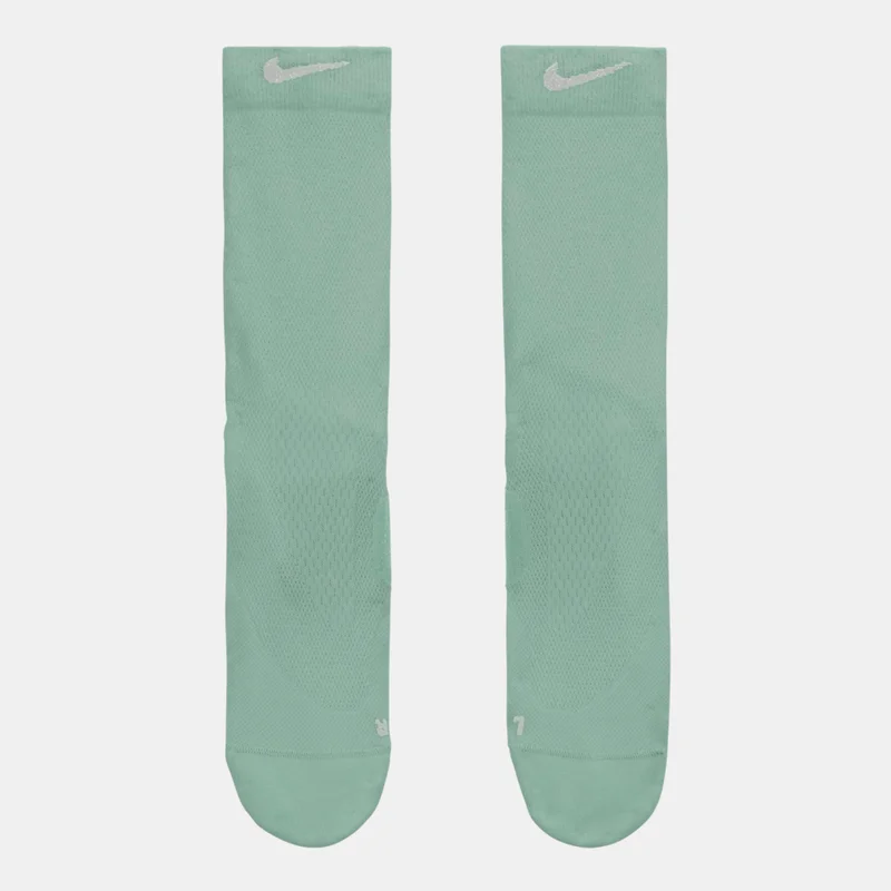 Nike Grey Running Dri-FIT Midweight Crew Socks (1 Pair)  | Best Price UAE