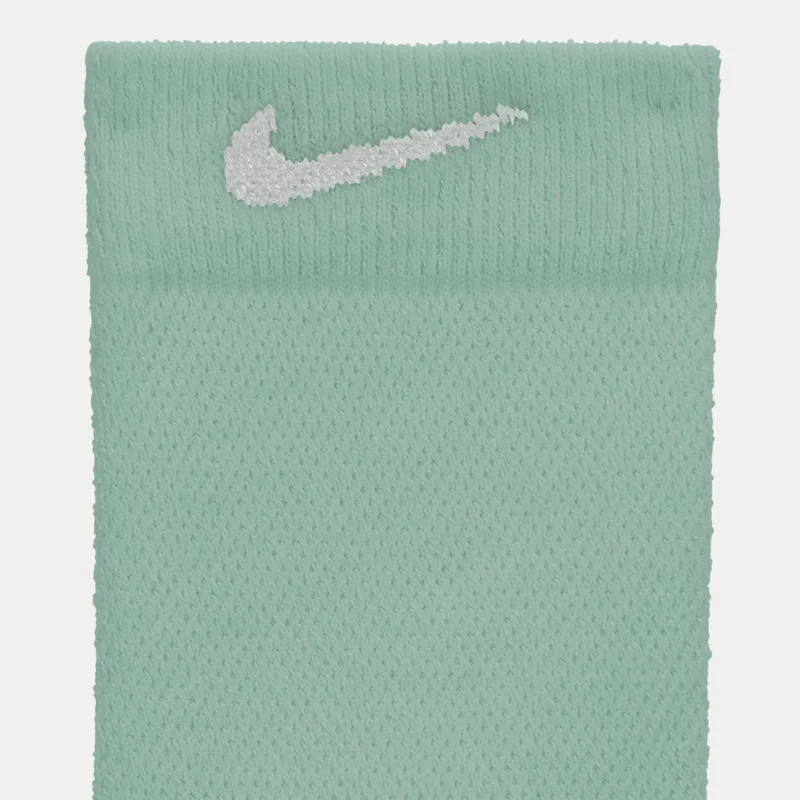 Nike Grey Running Dri-FIT Midweight Crew Socks (1 Pair)  | Best Price UAE