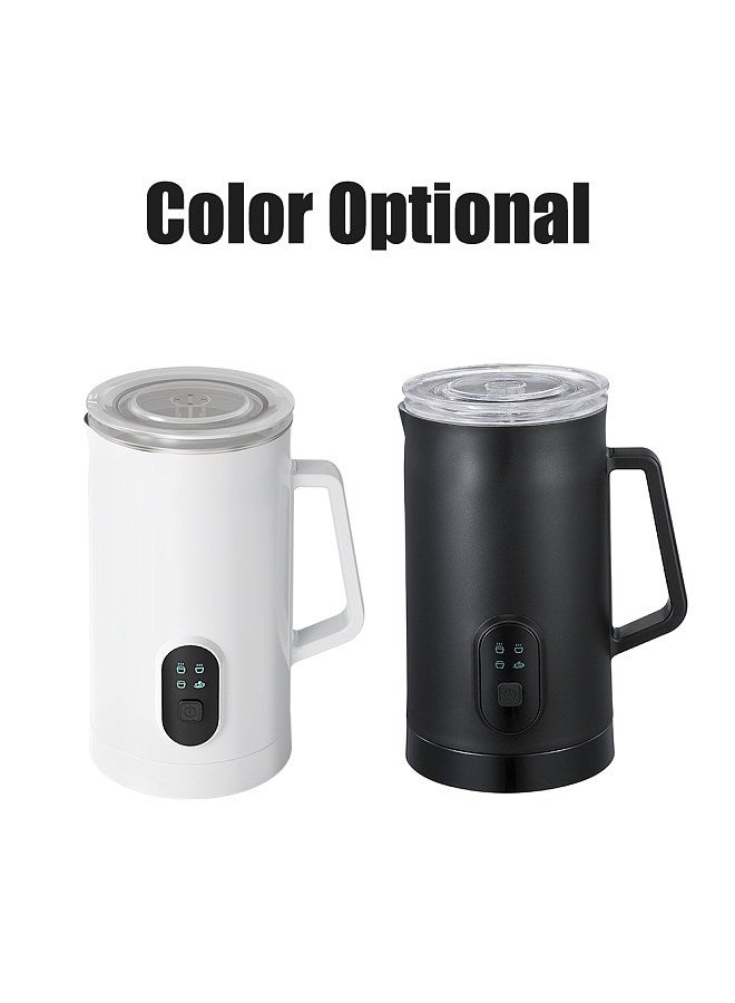 Electric Milk Frother 4-in-1 400W 580ml/19.61oz Hot and Cold Milk Foamer Silent Operation Anti Slip Stainless Steel Milk Steamer for Latte Cappuccinos Macchiato Hot Chocolate Milk  - Image 4