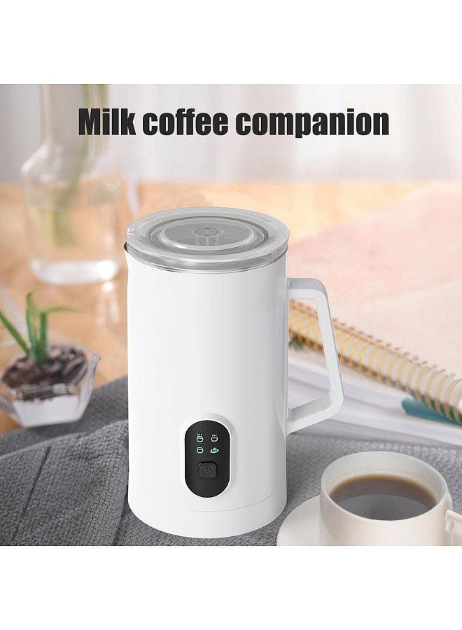 Electric Milk Frother 4-in-1 400W 580ml/19.61oz Hot and Cold Milk Foamer Silent Operation Anti Slip Stainless Steel Milk Steamer for Latte Cappuccinos Macchiato Hot Chocolate Milk  - Image 3