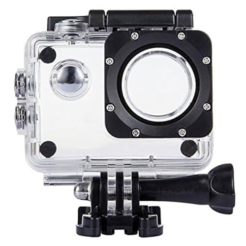 TEKCAM Action Camera Waterproof Case Compatible with AKASO EK7000/Xilecam X2R/Jadfezy/TIMNUT/Pro Xtreme/Dragon Touch Vision 3 YF/Cecosy, Action Camera Underwater Diving Shell - Image 1