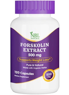 Forskolin Extract 500mg, Metabolism Booster, Cardiovascular, 120 Capsules - pzsku/Z92294E391022ECAF6E78Z/45/_/1703326092/08501d21-166a-4ebf-b684-7e6364e12169