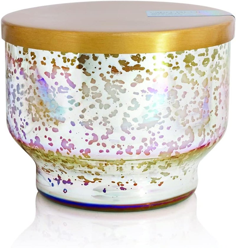 Capri Blue Mercury Iridescent Inverted Jar Candle - 10 Oz - Blue Jean - Image 1