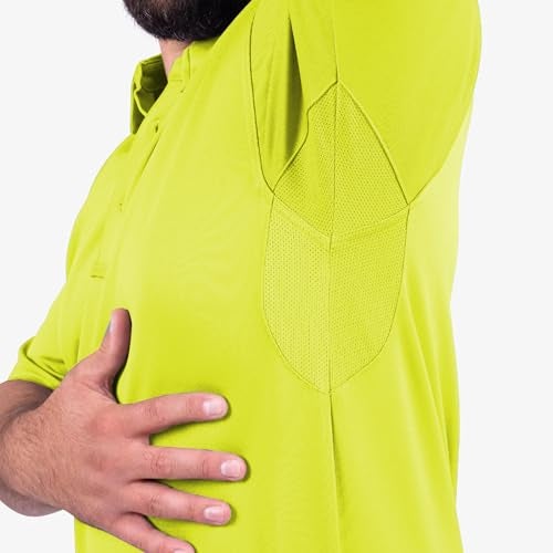 Propper Men's I.c.e Performance Polo-Short Sleeve, Hi-Viz Yellow, Small - Image 2