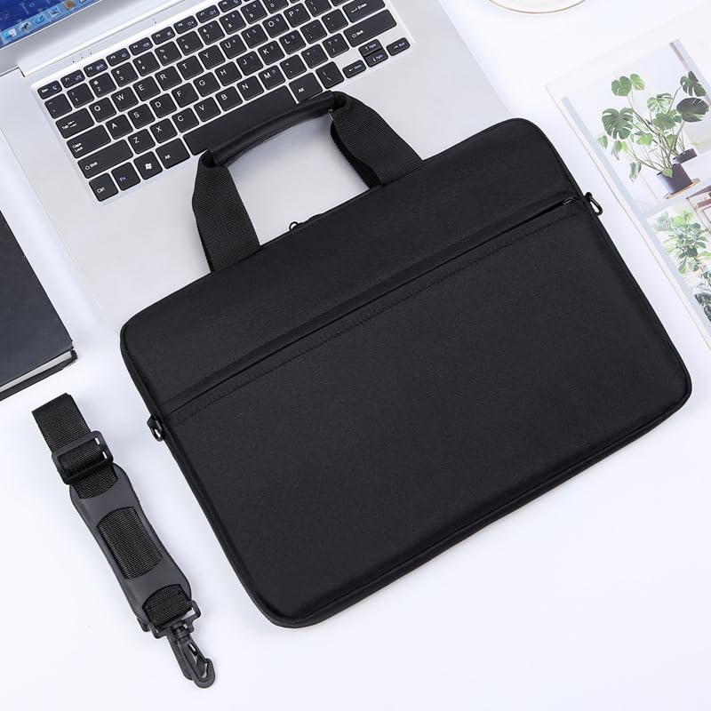 BAGILO Laptop Bag - Messenger Briefcase Bag for Men, Women, Boys and Girls - Office, casual, daily use sling bag Black - Image 3