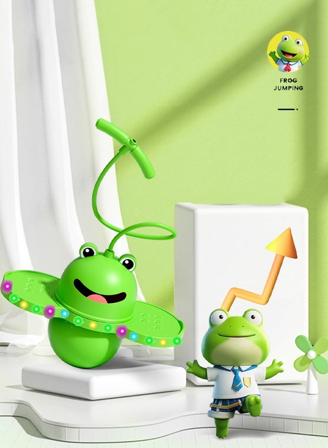 Joudiplay 【Eid Gifts】Multi-functional Bouncing Bar with Handle and Balance Board, Children's Bouncing Ball, Outdoor Bouncing Ball, Safe and Fun Bouncing Ball for Kids, Perfectly Enhances Balance and Coordination, Dimensions: 38 x 80 cm - Image 5