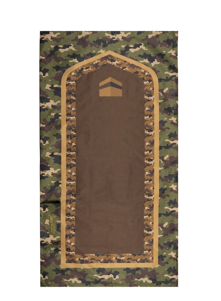 HilalFul Salah On The Go Polyester Prayer Mat - Camo Kaaba | Muslim Praying Rug for Kids/Children | Water Resistant | Anti-Slip | Islamic Gift for Eid, Ramadan | For Travel | Lightweight - Image 2