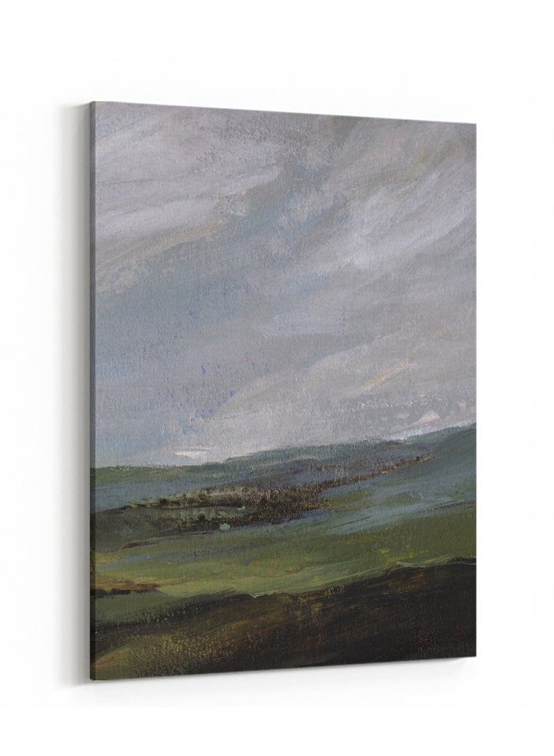 لوحة كانفاس على إطار خشبي بتصميم نمط فنى - Image 4