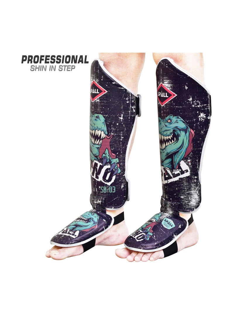 Spall Shin and Instep Guard for Taekwondo, Martial Arts, MMA Foot Protective Gear Protector for Sparring - Image 2