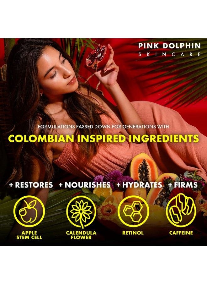 Pink Dolphin - | Calendula Flower Hydrating Daily Moisturizing Cream | Soothes Inflammation & Promotes Healing | Repairs & Rehydrates Dry Skin | Improves Collagen Production | Face & Skin Care | 1 Oz - Image 1