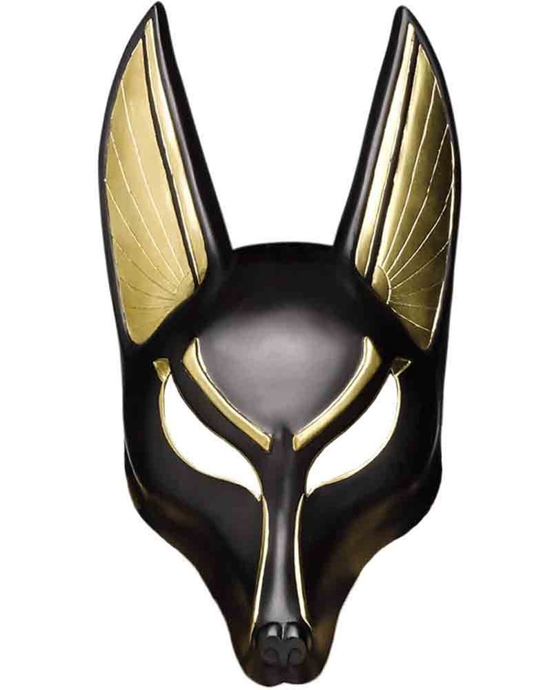 Fun World Men's Anubis Mask, Multi, Adult Size - Image 4
