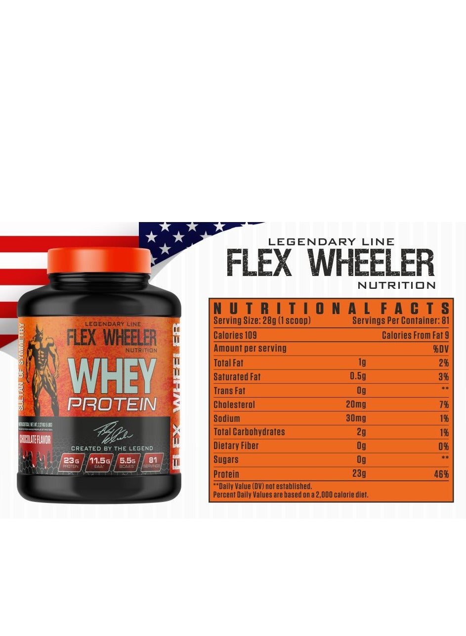 Flex Wheeler Mango 100% Premium Whey Protein Powder 2.27kg