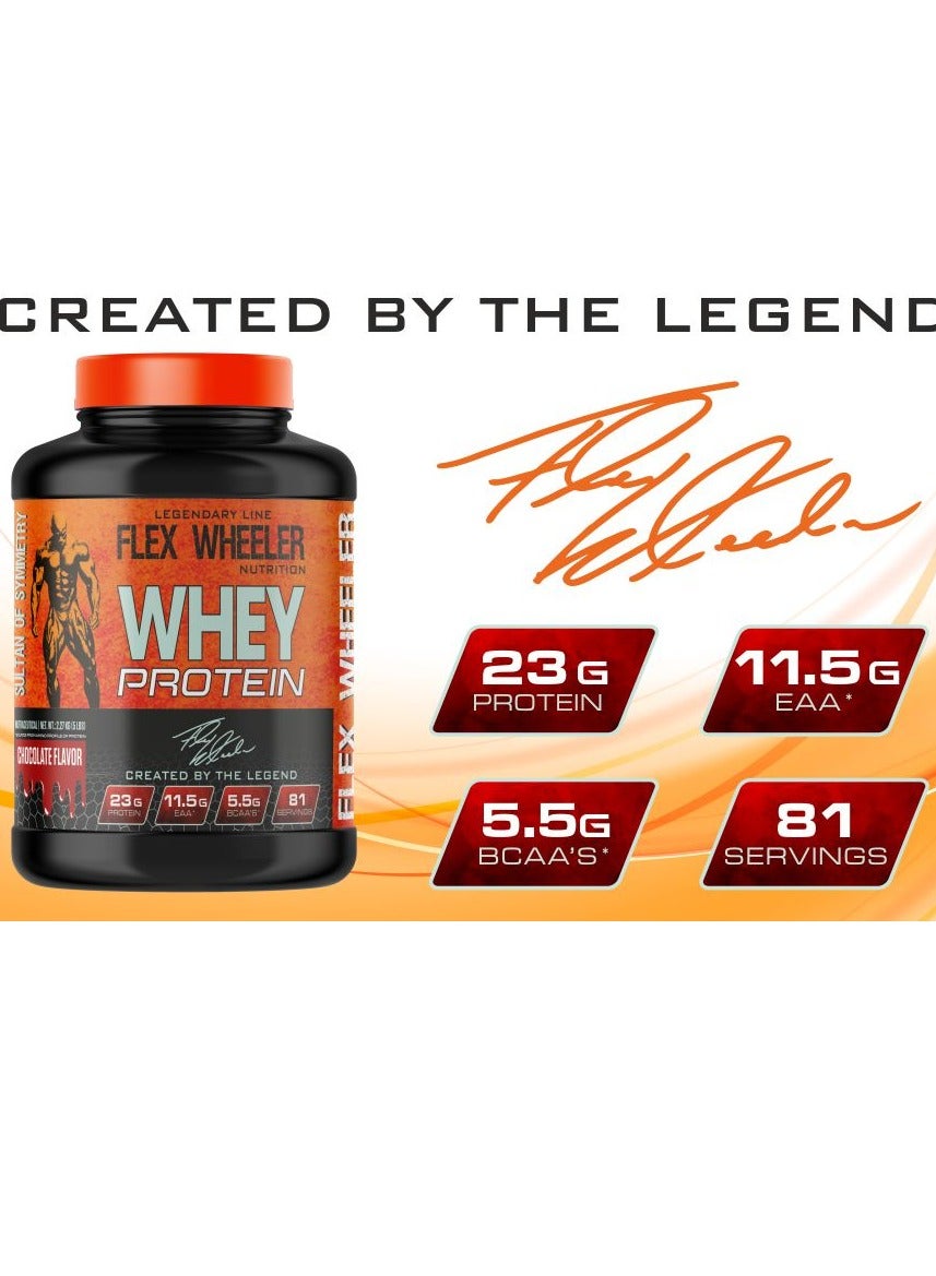 Flex Wheeler Mango 100% Premium Whey Protein Powder 2.27kg