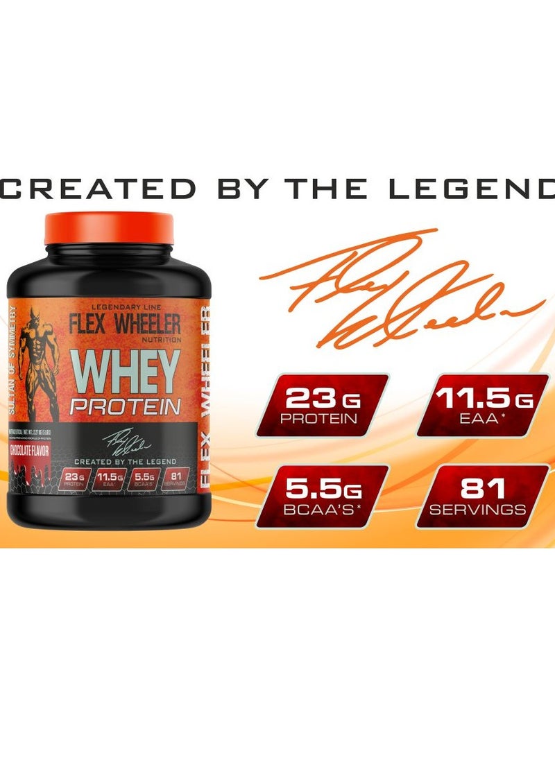 Flex Wheeler Nutrition - Flex Wheeler 100% Premium Whey Protein - Mango, 2.27kg (81 Servings) - Image 1