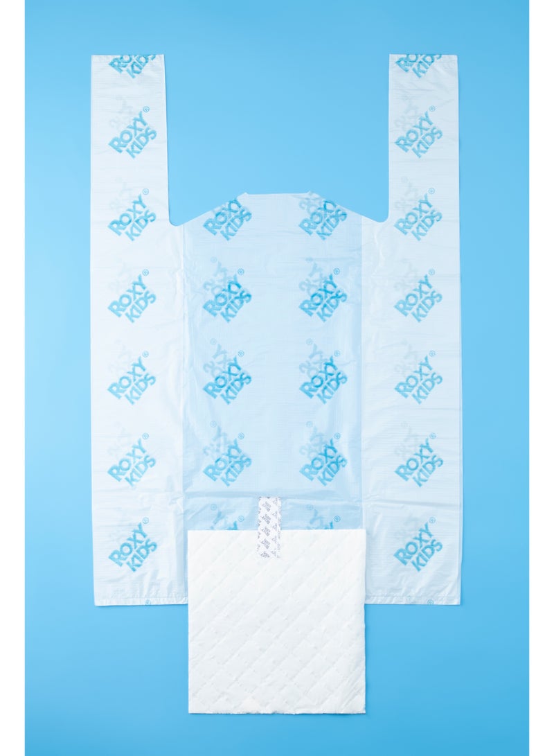 ROXY-KIDS Disposable Refill Bags for Travel Potty, 25pcs Pack, Universal Fit, Absorbent Gel Liner, Leak-Proof, Biodegradable - Image 3
