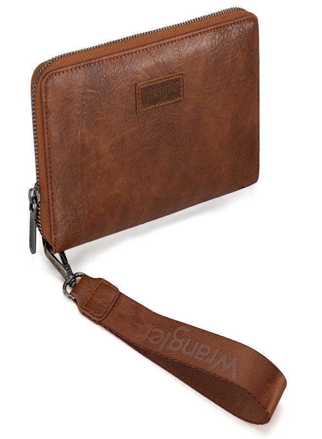 Wrangler Womens Wallet Wristlet Long Purse Designer Clutch Large Capacity Credit Card Holder for Women - Image 1