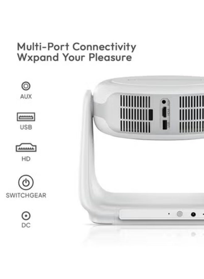 Smartbarry HT9 Portable 4K LCD Projector – Smart Home Theater Projector with Android System, WiFi & Bluetooth, HDMI/USB Support, Keystone Correction, Built-in Speakers for Movies, Presentations & Gaming - Image 4