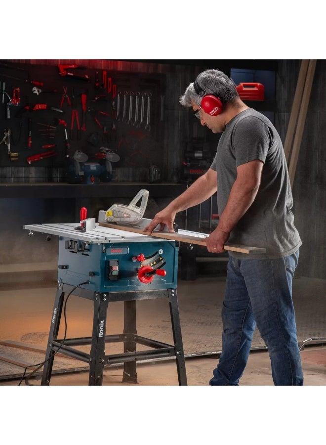 Ronix 5604 2000W Table Saw 250mm 72mm Depth Laser, German Technology #Ronix 5604 - Image 2