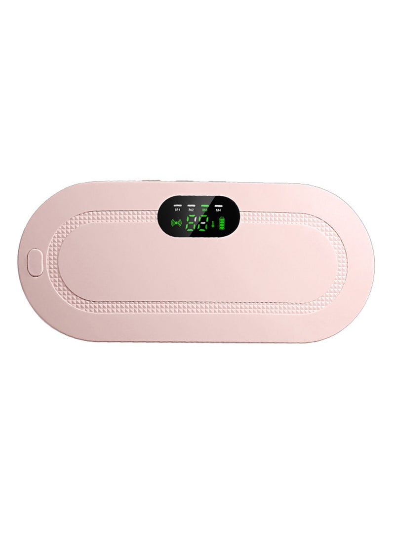 Generic Portable Cordless Heating Pad Electric Waist Belt Device Fast Heating 3 Temperature Modes 4 Vibration Massage Speeds for Back Pain Relief USB Charging Belly Heating Pad for Girls and Women  - Image 1