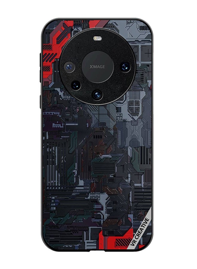 VR CREATIVE Protective Case Cover For Huawei Mate 60 Pro Plus Tech Design Multicolour - Image 1