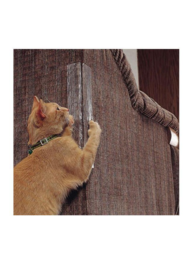 NIBEMINENT 4-Piece Cat Scratch Furniture Protector Set Clear 31x5.30x5.30cm - Image 3