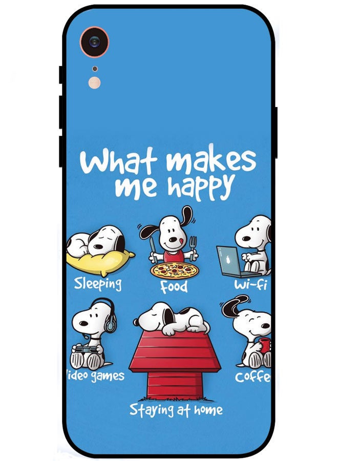 EYE CATCH Protective Case Cover For Apple iPhone XS Max What Makes Me Happy - Image 1