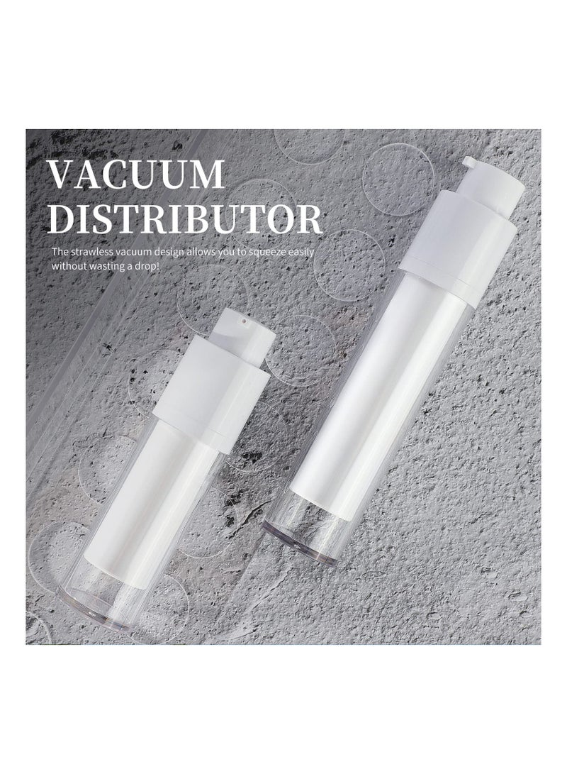 30ML Airless Pump Bottle Moisturizer Container - Refillable Cosmetic Dispenser for Face Cream, Hand Sanitizer, and Lotions - Leak-Proof Travel Vacuum Pump Jars for Men and Women (Set of 2) - Image 5