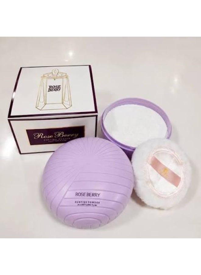 Rose Berry Dusting Powder for the Body 200g | Silky Body Powder | Long-Lasting Freshness & Matte Finish - Image 2