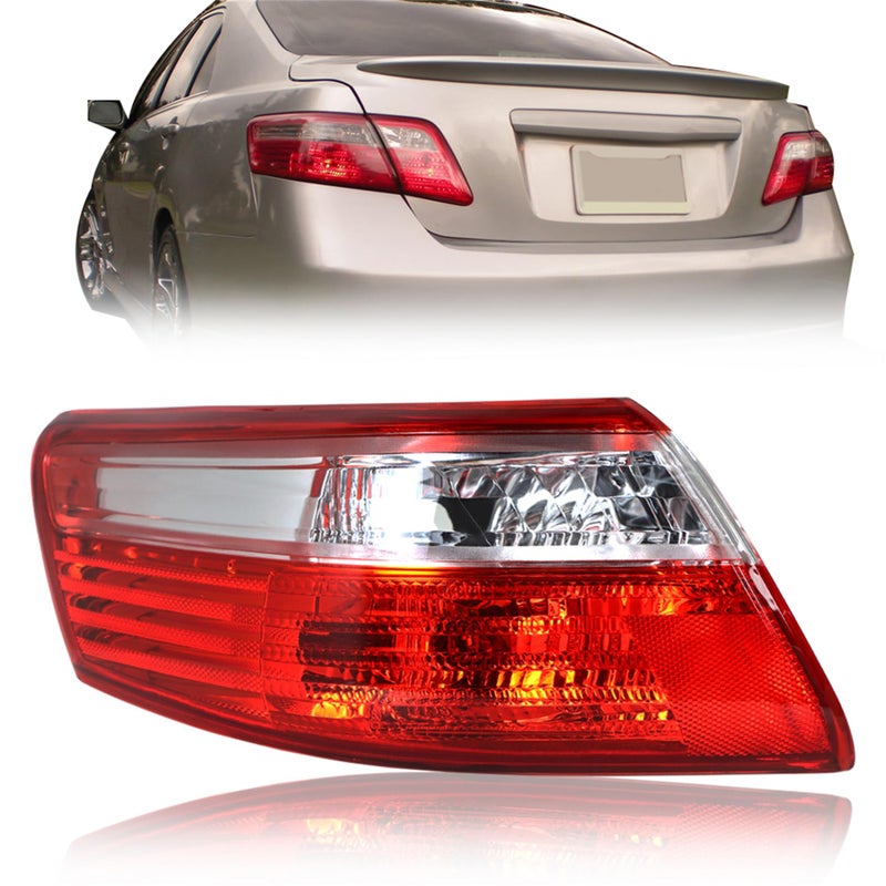 GENRICS Car Rear Lamp Tail Light Replacement for Camry 2007 2008 2009 Left Driver Side Taillight 8155006240 8155133340