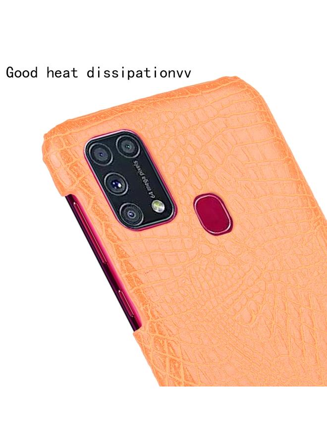 Zaboon Case For Galaxy M31 Shockproof Crocodile Texture PC + PU Case - Image 5